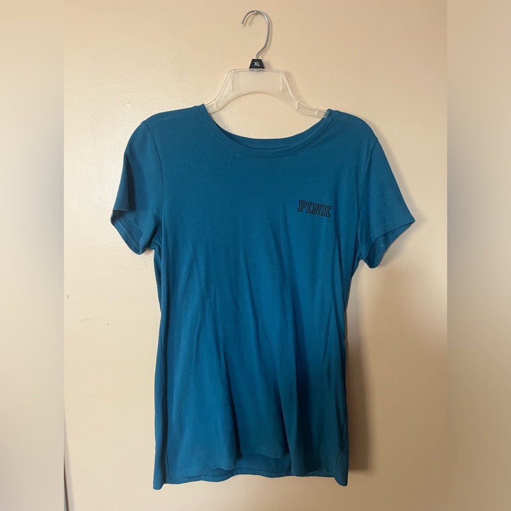 Teal Pink oversized tee